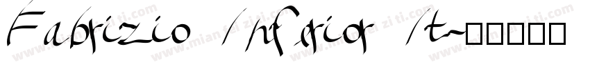 Fabrizio Inferior It字体转换